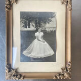 Vintage Gold colored Metal Picture Frame 25.5 cm x 19.5 cm