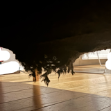 Grey two-seater sofa