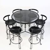 Set of stools and table "Bla station"
