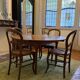 Drop-leaf table in cherry/merisier, Louis-Philippe style