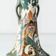 Pair of Dutch Art Nouveau Ceramic Table Lamps, circa 1915, with New Ochre Linen Shades