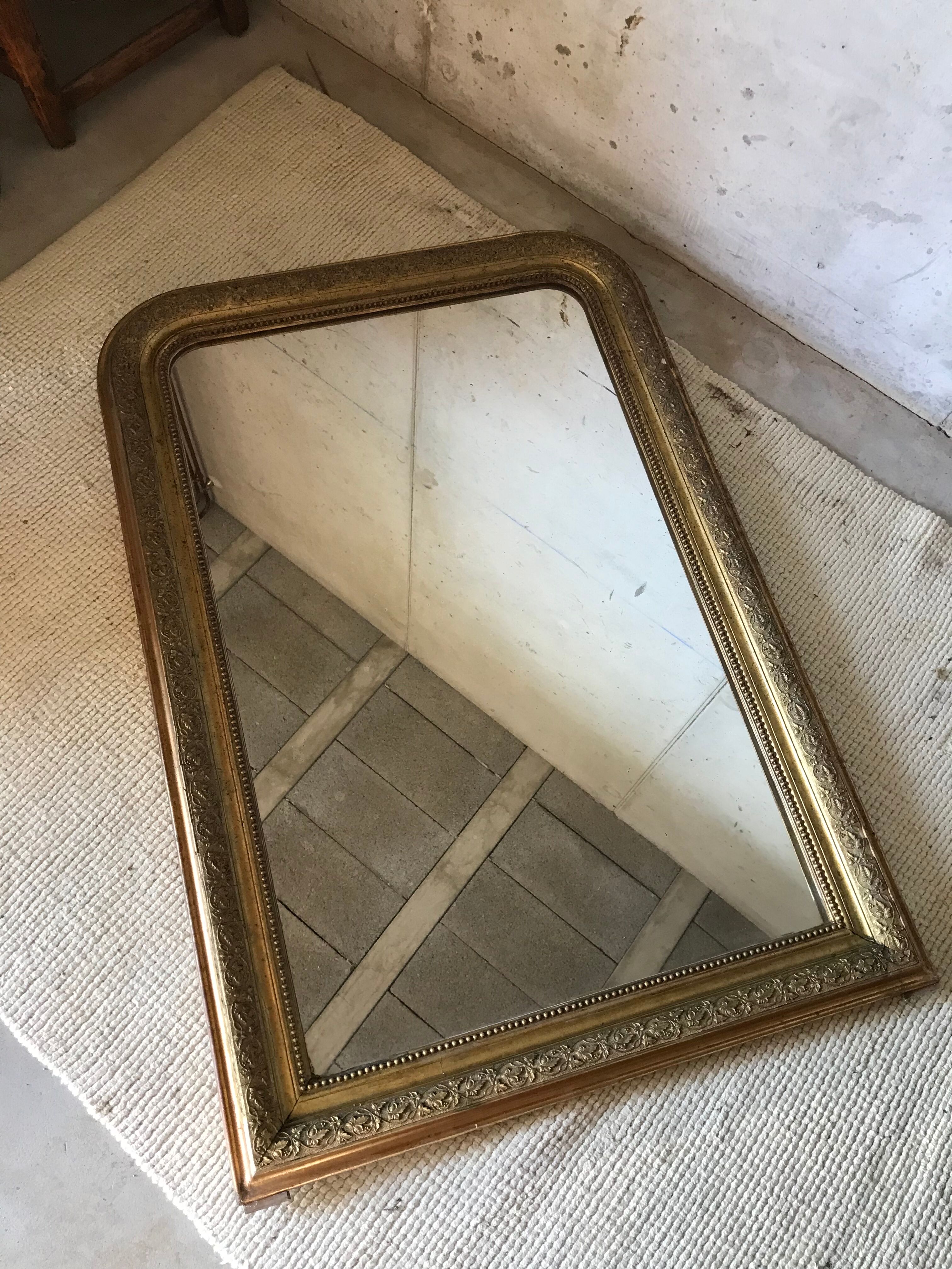 Miroir doré