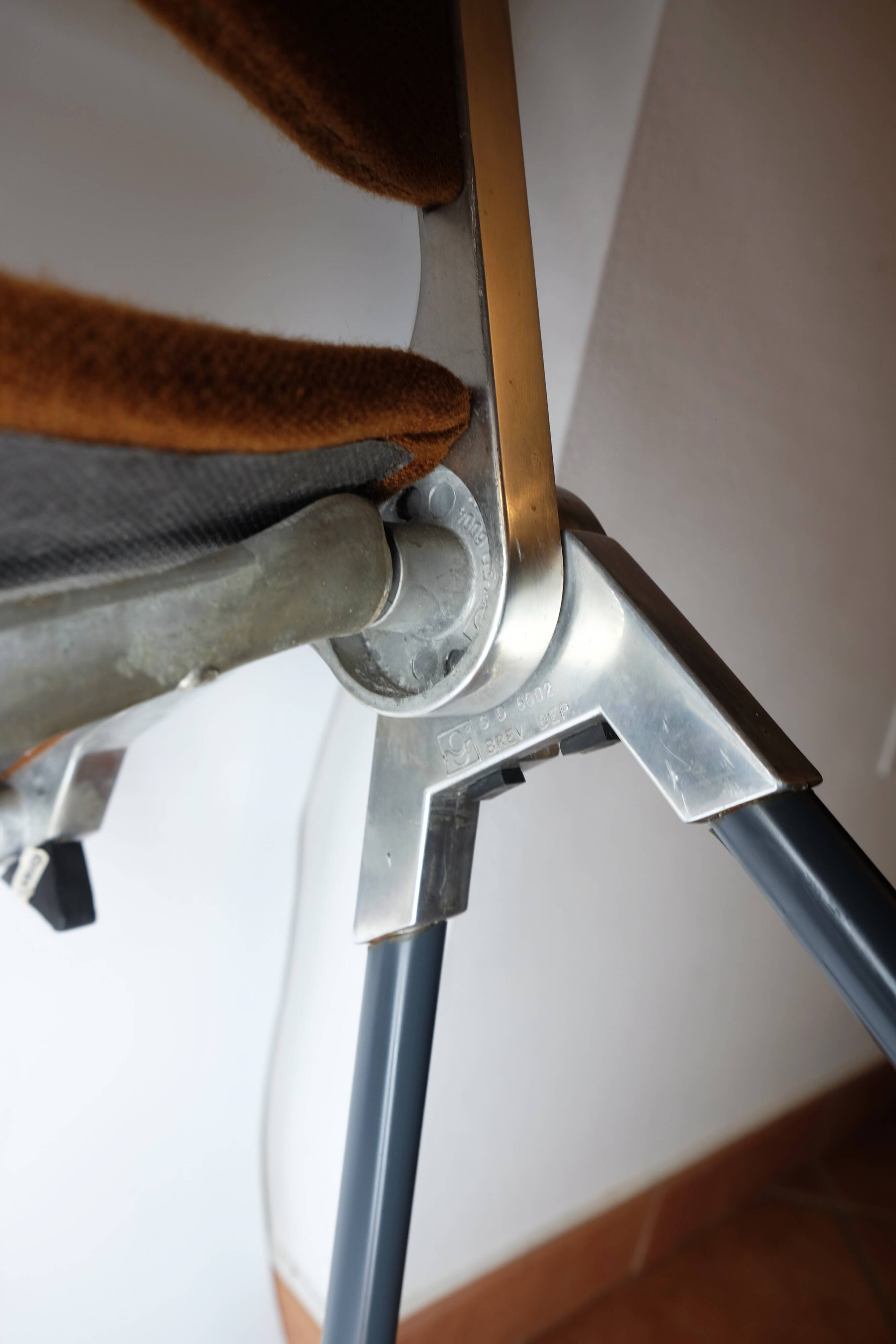 Agorà chairs designed by Paolo Favaretto for Emmegi, 1970s