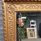 Golden mirror of Italian style of the 17th century 101x134cm