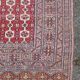 Persian oriental rug in burgundy red wool 160x90cm
