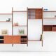 Wall unit with 4 modules by P. Cadovius