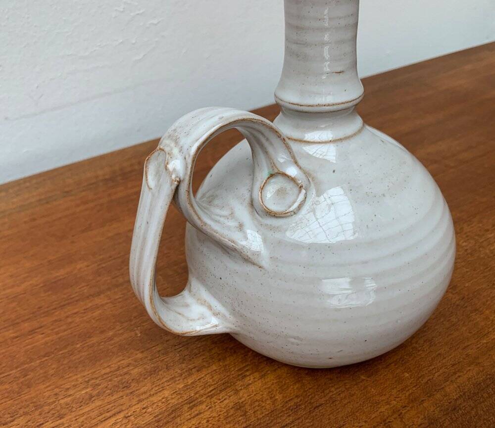 Mid-century Icelandic ceramic carafe by Sigurdar Haukssonar for Handunnid Pottery Iceland, 1960s.