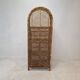Italian bamboo and rattan credenza or bookcase, 1970s