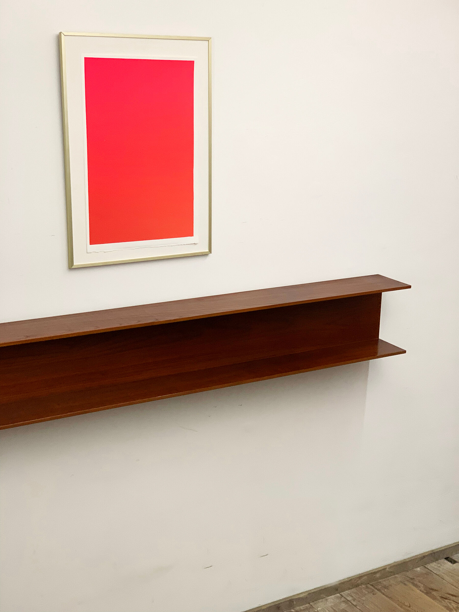 Wall shelf by Walter Wirz for Wilhelm Renz, Germany