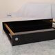 Black and gold lacquered wooden tray