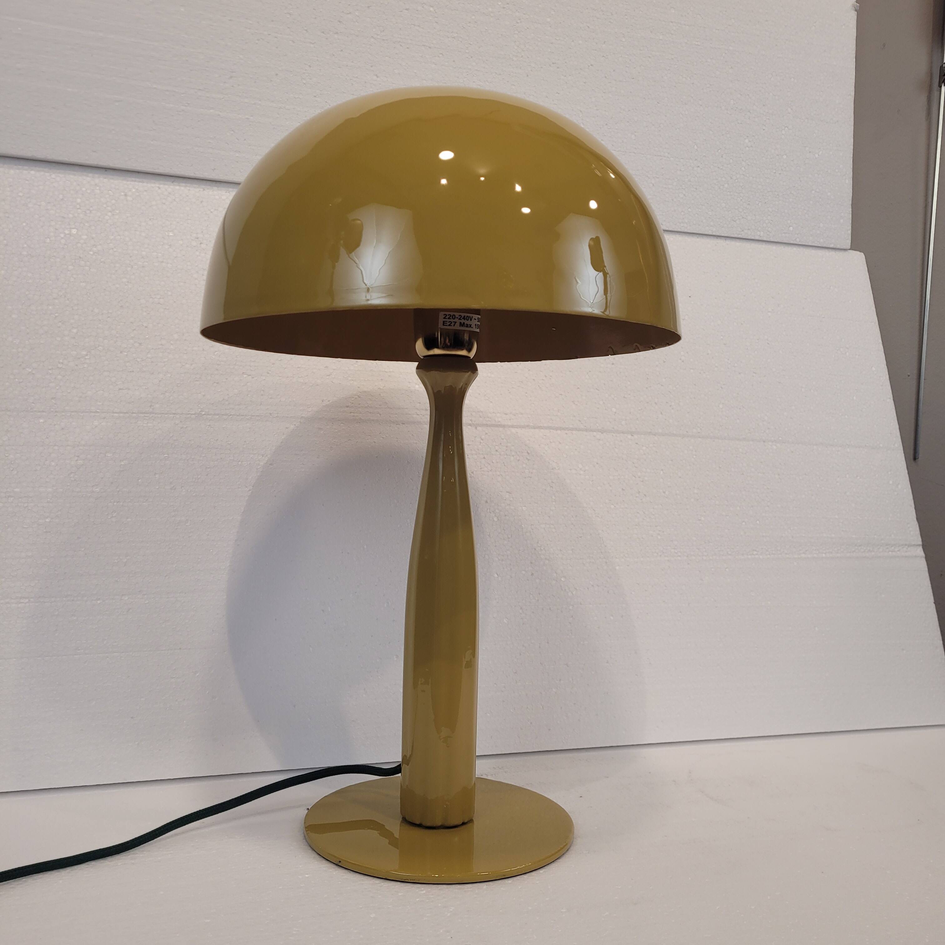 Pareja table lamps, Metal, Color mostaza, s. XXI – France