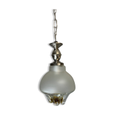 Italian Mazzega style Glass Hanging Lamp