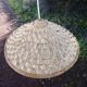 Vintage palm leaf pendant light
