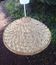 Suspension vintage en feuilles de palmier