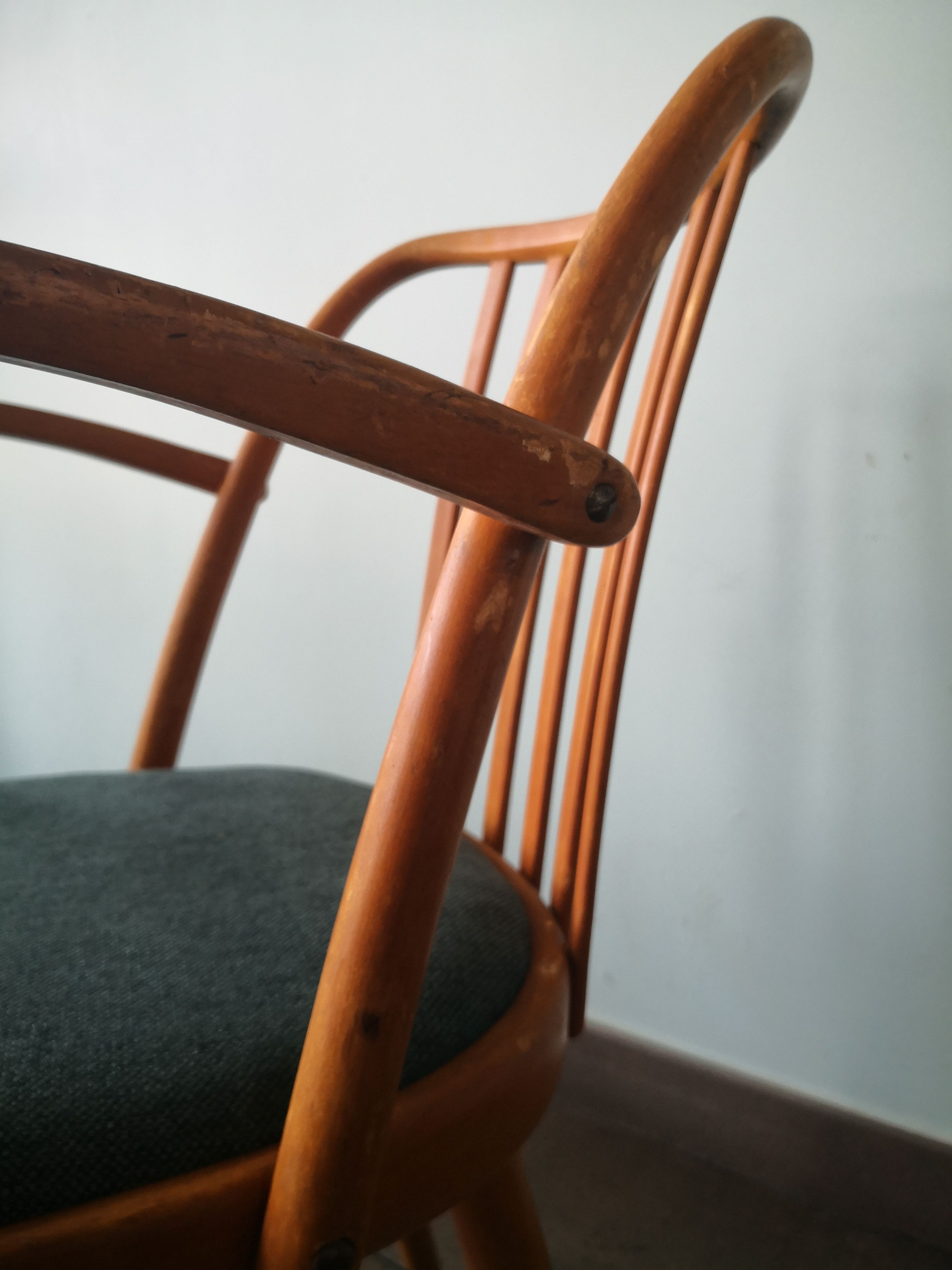 Pair of Scandinavian style armchairs, Antonin Suman, for TON, Czech Meal, 70s