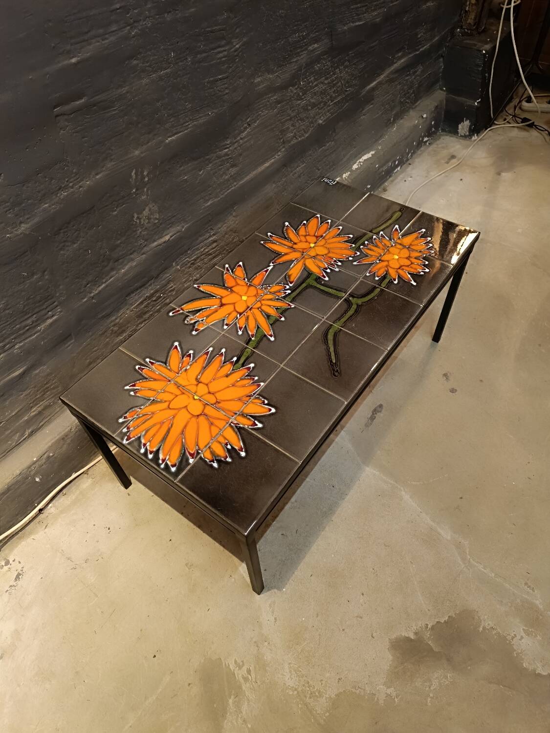 Vintage ceramic coffee table