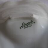 Limoges White Porcelain Oyster Plate