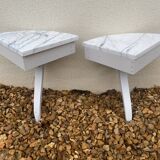 Corner console pair