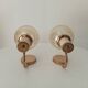 Pair of vintage Maison Delmas wall lights from the 70s