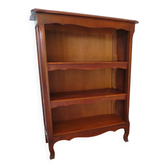 Beautiful cherry wood bibus - 3 levels - Adjustable shelves - Louis XV style