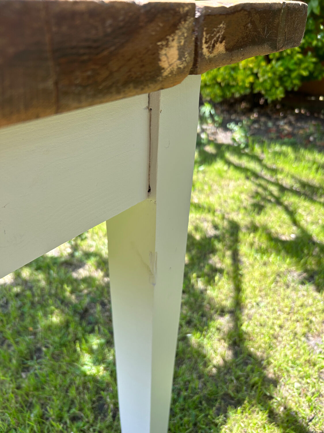 Oak farmhouse table 1 drawer