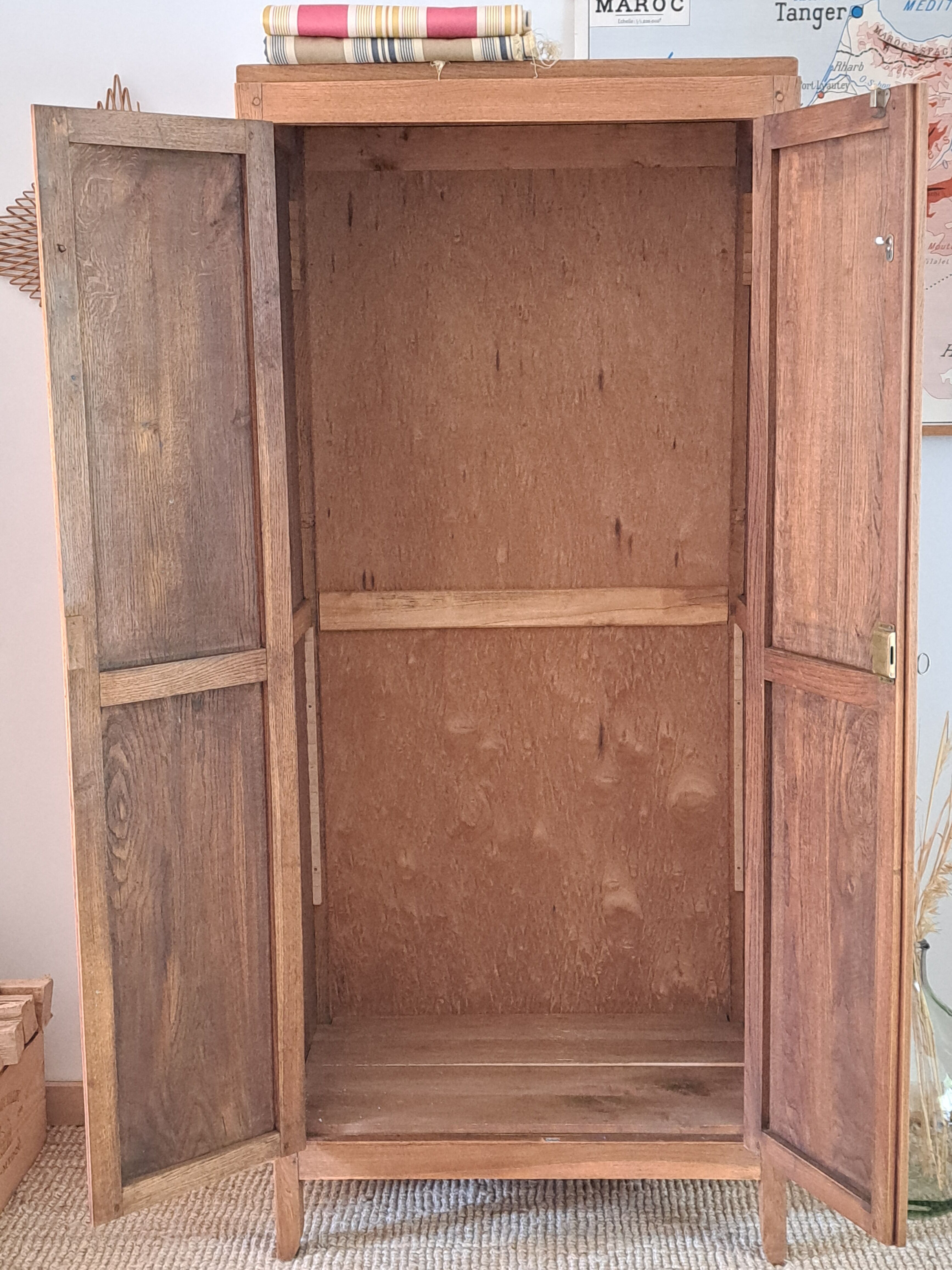 Parisian oak wardrobe