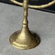 9-branch candlestick (Hanoukia) in brass.