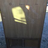 Louis XV marquetry library display case with 2 doors stamped Maurice Rinck