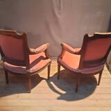 Paire de fauteuil de style Louis XVI