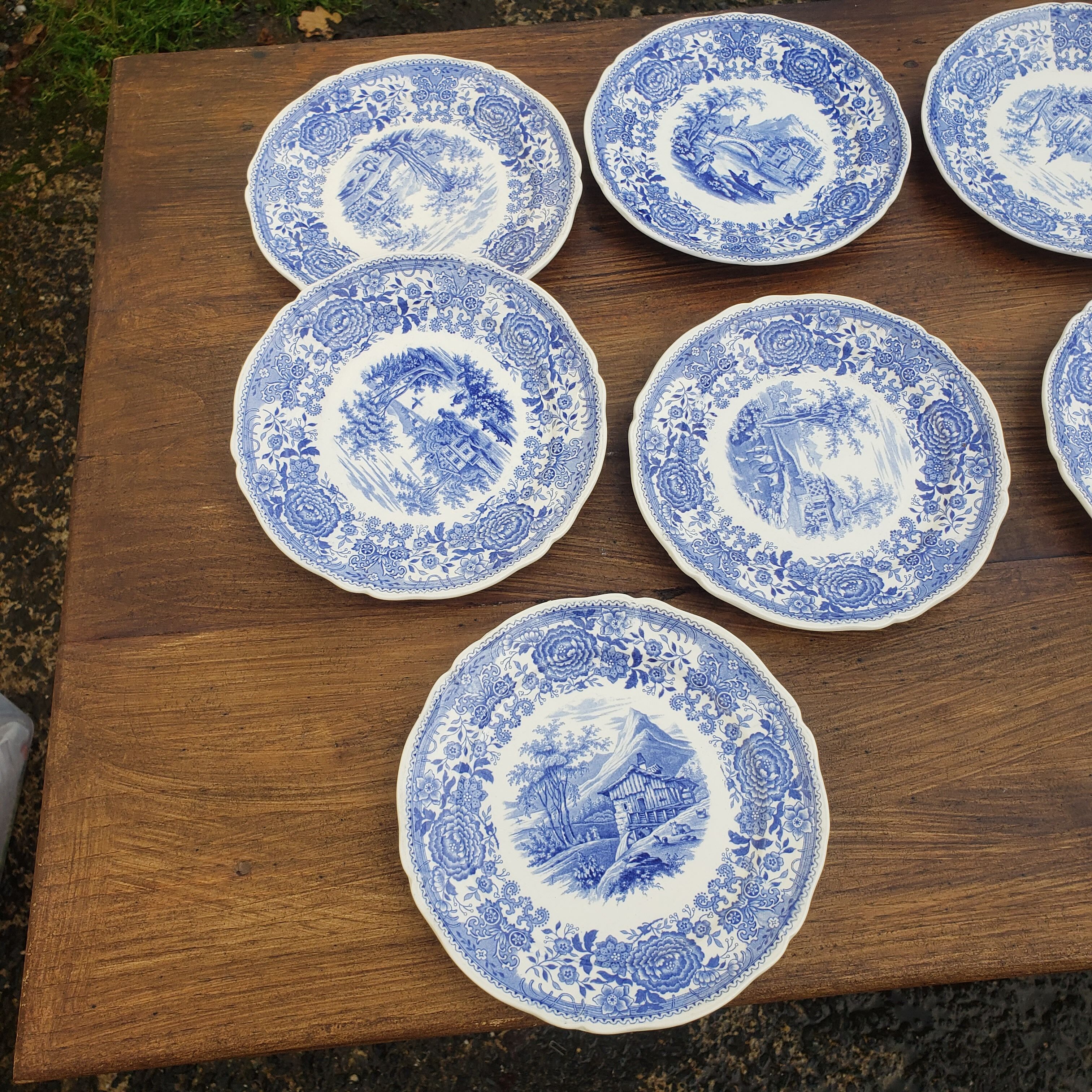 24 assiettes a dessert villeroy et boch