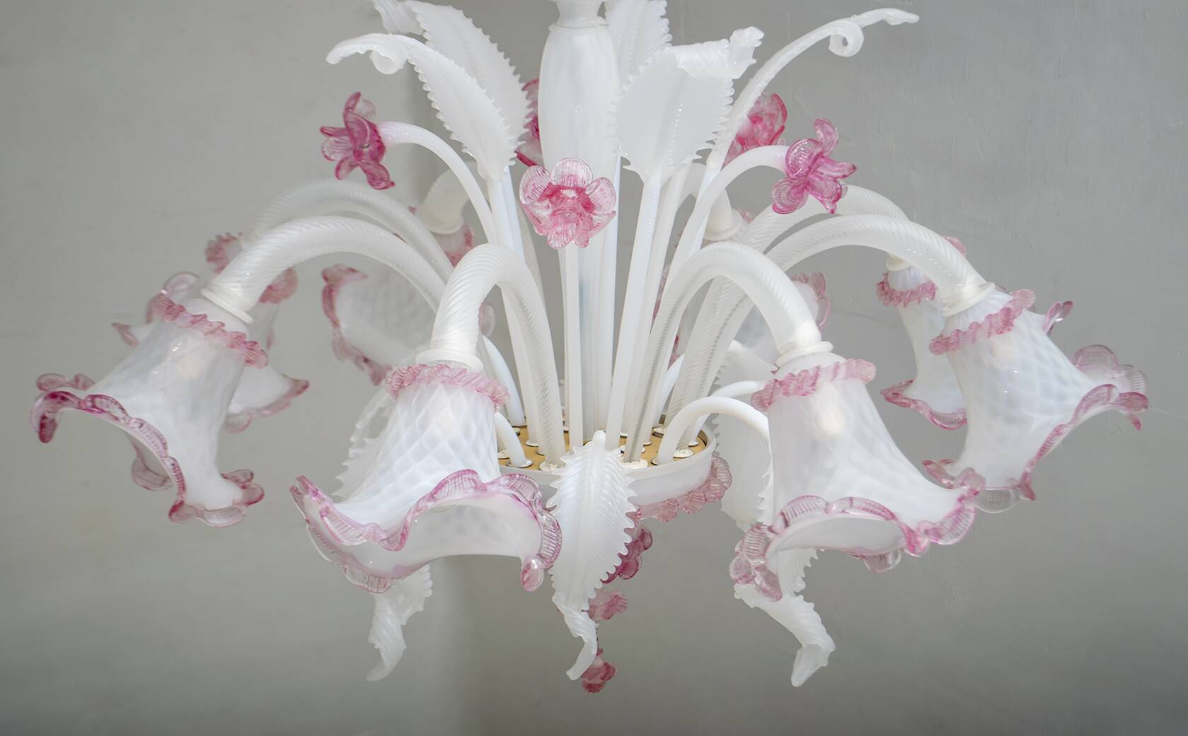 20th Century Modern Venetian Murano Glass Chandelier "Ca'rezzonico", 1960