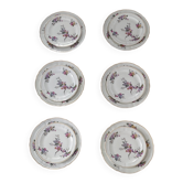 Le lot de 6 assiettes plates + 6 assiettes à dessert (12 pièces)