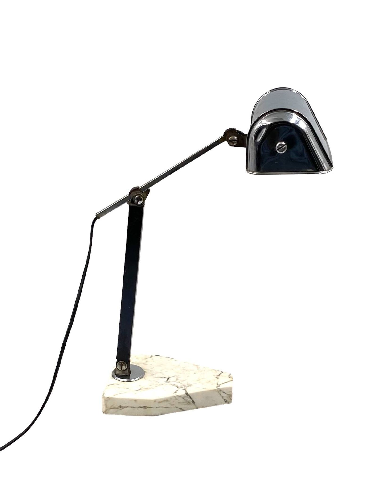 Lampe de bureau Art Déco, Fare France, vers 1930