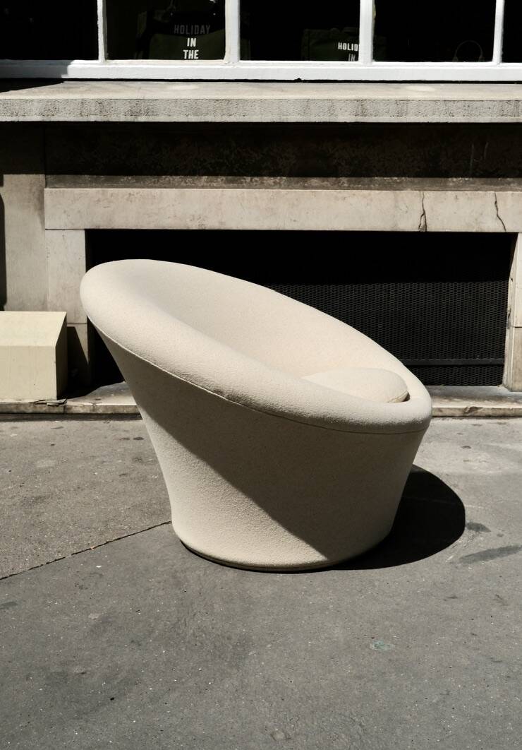 Mushroom armchair and ottoman, Pierre Paulin for Artifort, 1960s