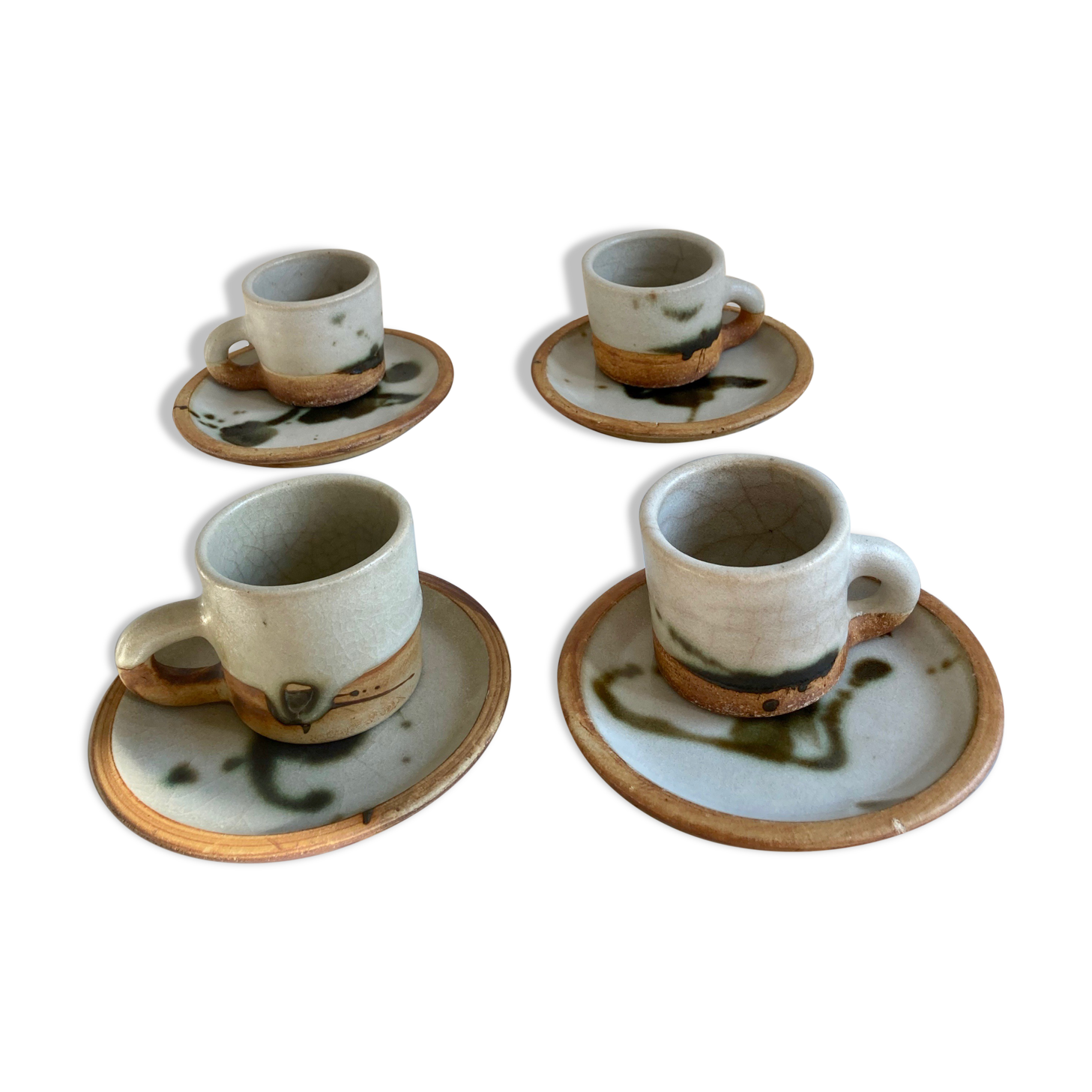 Coffee cups Pottery of La Colombe Madeleine Brault