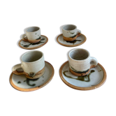 Coffee cups Pottery of La Colombe Madeleine Brault