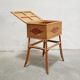 Worker vintage rattan basket