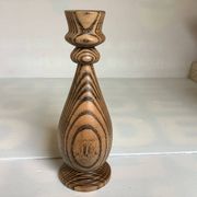 Wooden candlestick Nopjes woodturning handmade