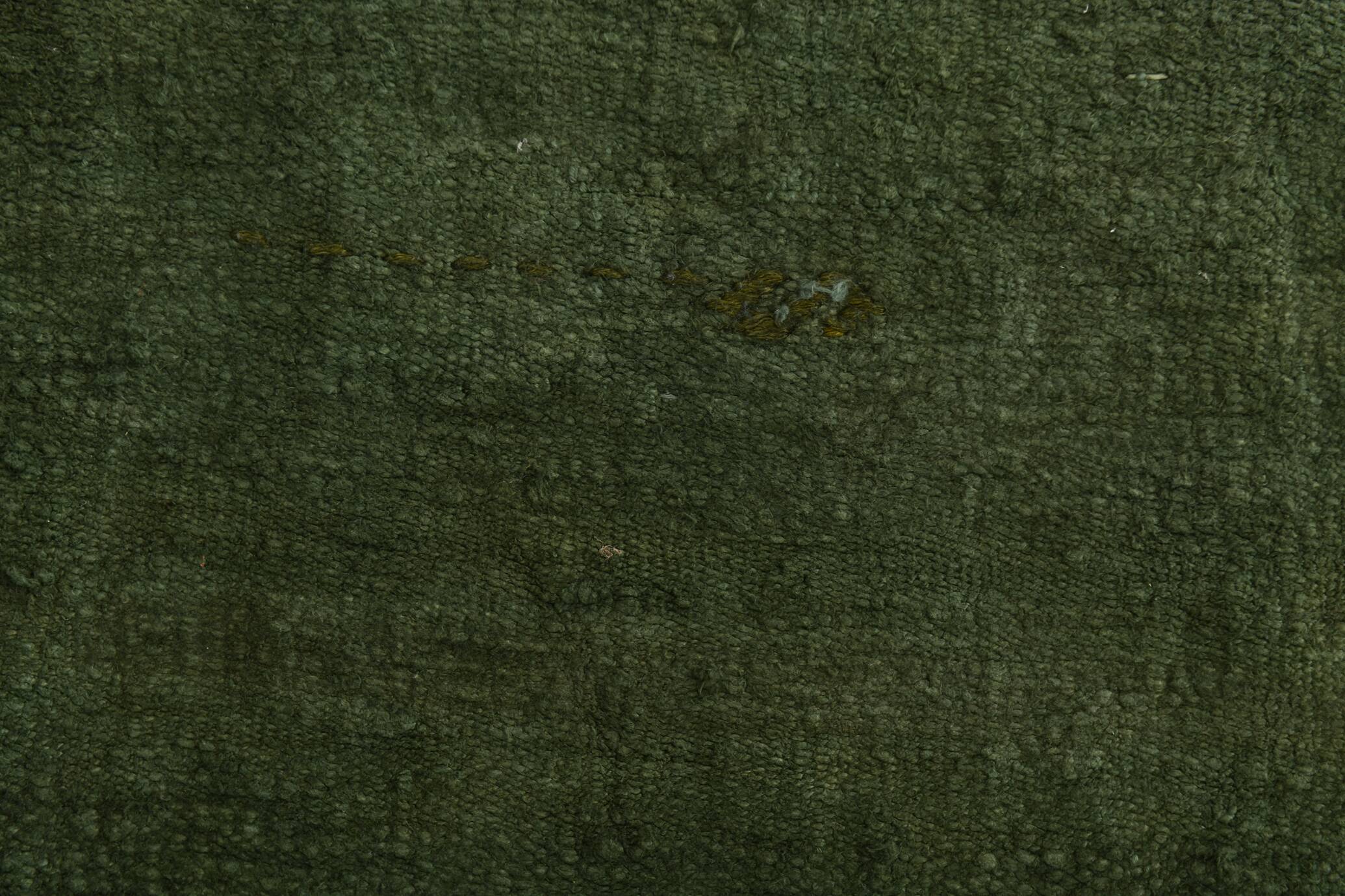 Forest Green Turkish Woven Kilim Rug For Bedroom, 157x278 Cm