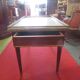 Table basse style louis XVI en acajou et laiton