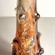 Murano glass vase with buttons pulled 50s
