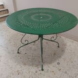 Old metal garden table