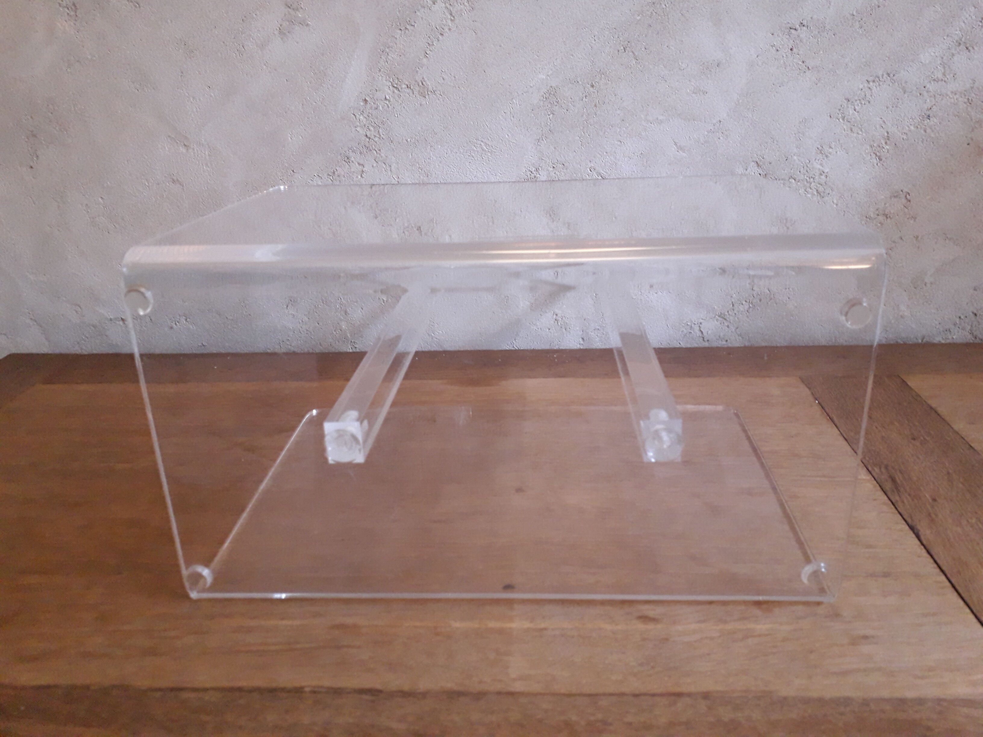 Vintage Plexiglas magazine holder