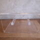 Porte-revue vintage en plexiglas