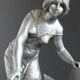 Art nouveau letter holder by Elsie Ward Hering