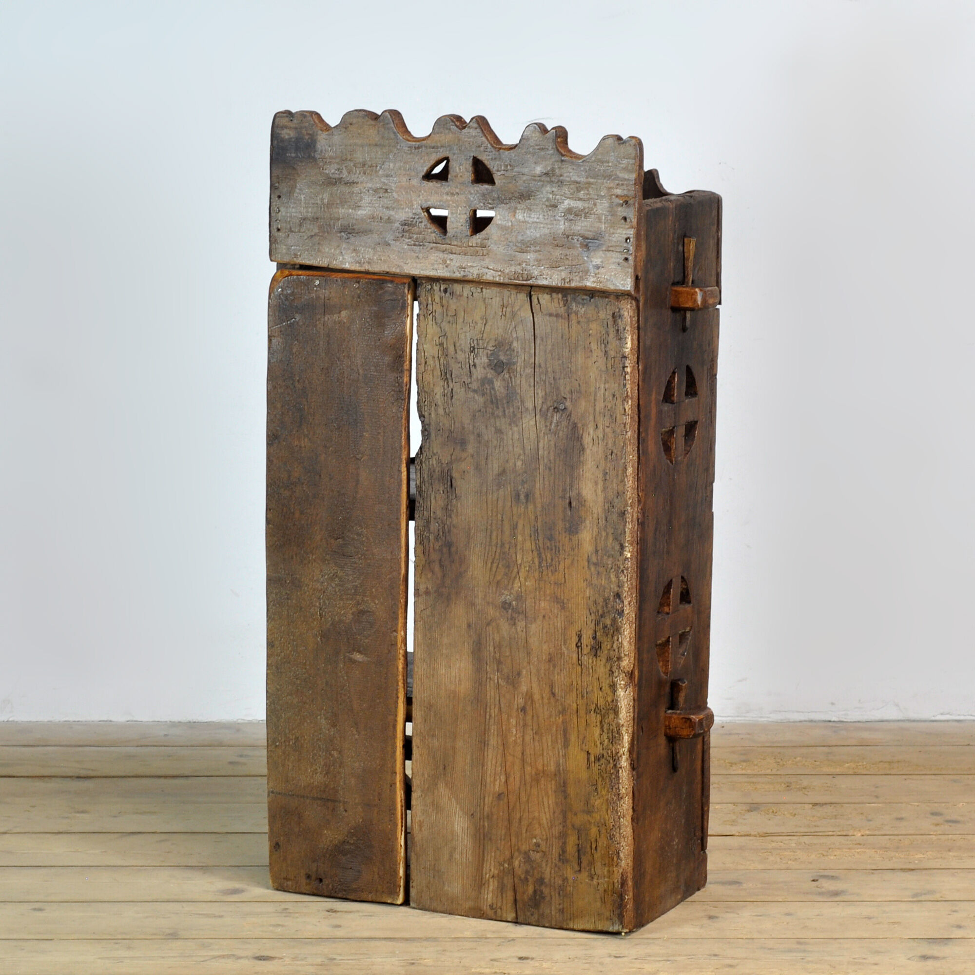 Romanian folk art cabinet, circa 1950
