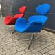 2x Artifort Pierre Paulin Big Tulip 1st edition terug in Nieuwstaat!!