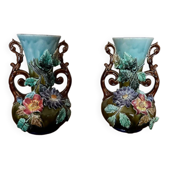 Barbotine Vases