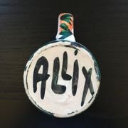 Unique piece signed mug décor
