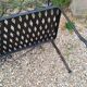 Beau banc de jardin en fer ancien